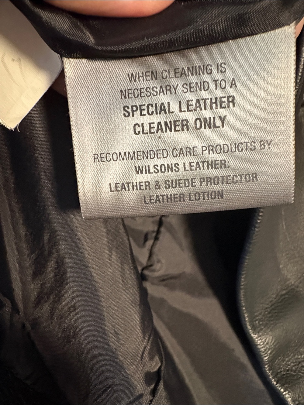 Wilsons Leather Maxima Black Genuine Leather Mini Skirt Size 6 - Picture 3 of 7